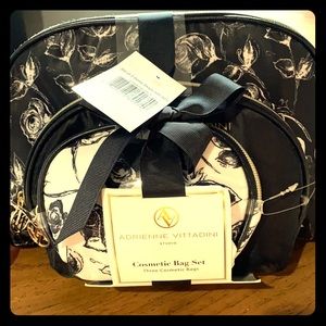 Adrienne Vittadini Cosmetic Bag Set